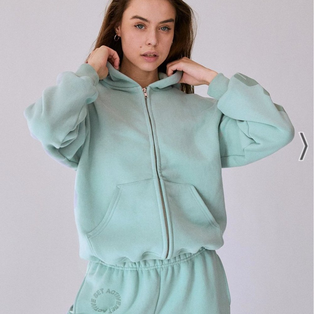 Set Active Full Zip Gem Hoddie